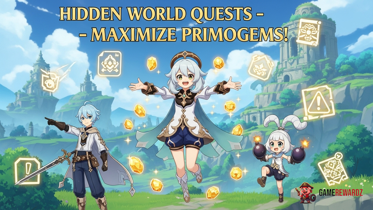 Genshin Impact: Hidden World Quests - Maximize Primogems!